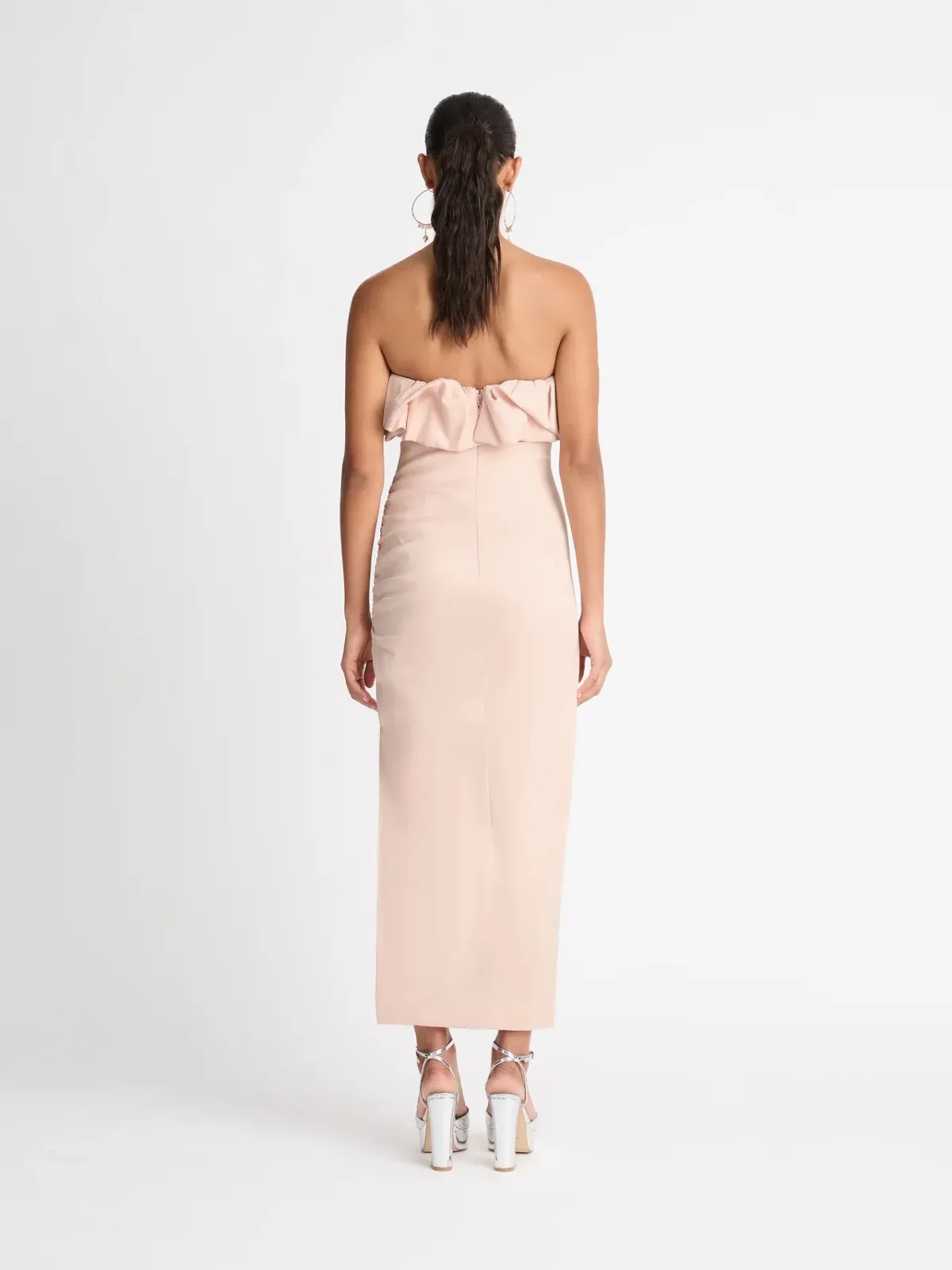Sheike Queen Of Hearts Dress Pink Nude Size 16 - Image 3