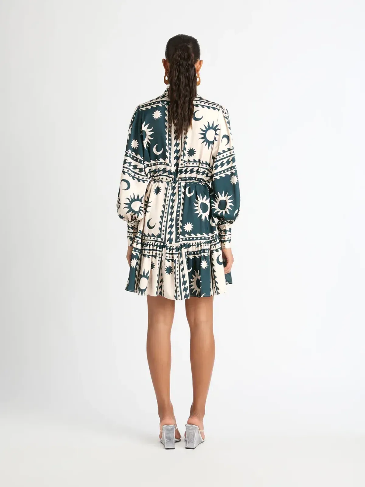 Sheike Suns And Moons Dress Print Size 6 - Image 4