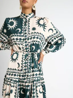 Sheike Suns And Moons Dress Print Size 6 for rent on The Volte - image 2