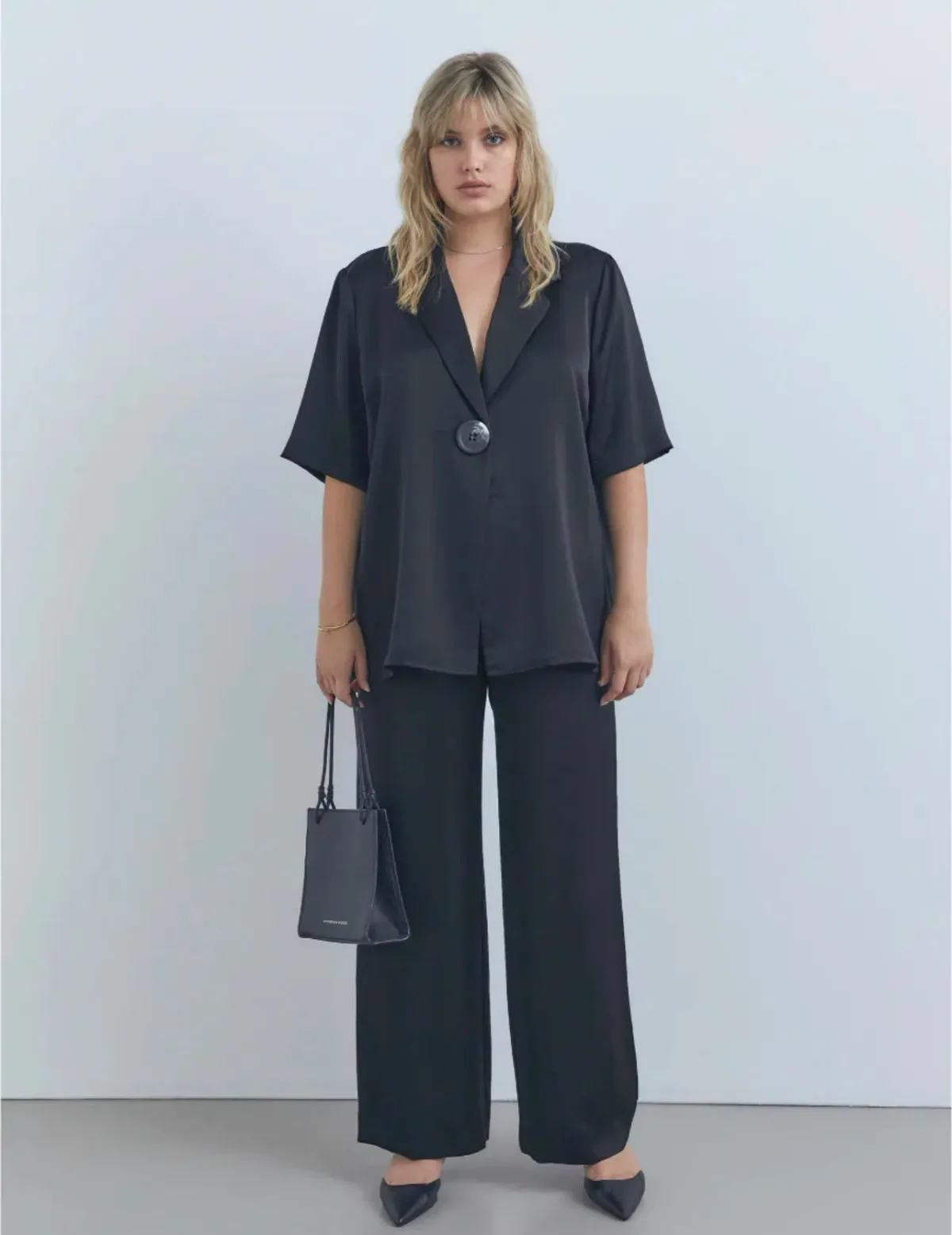 Viktoria & Woods Chorus Shirt and Pilot Pant Set Black Size 8 for rent on The Volte - main image
