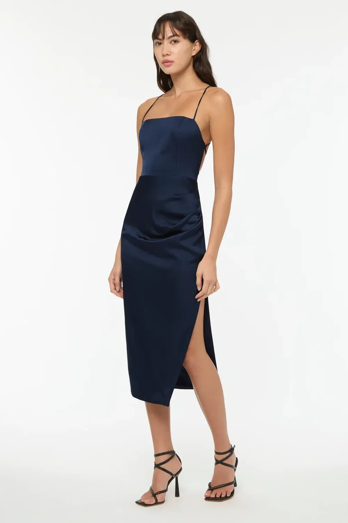 Manning Cartel Miami Heat Backless Dress Navy Size 10 - Image 1