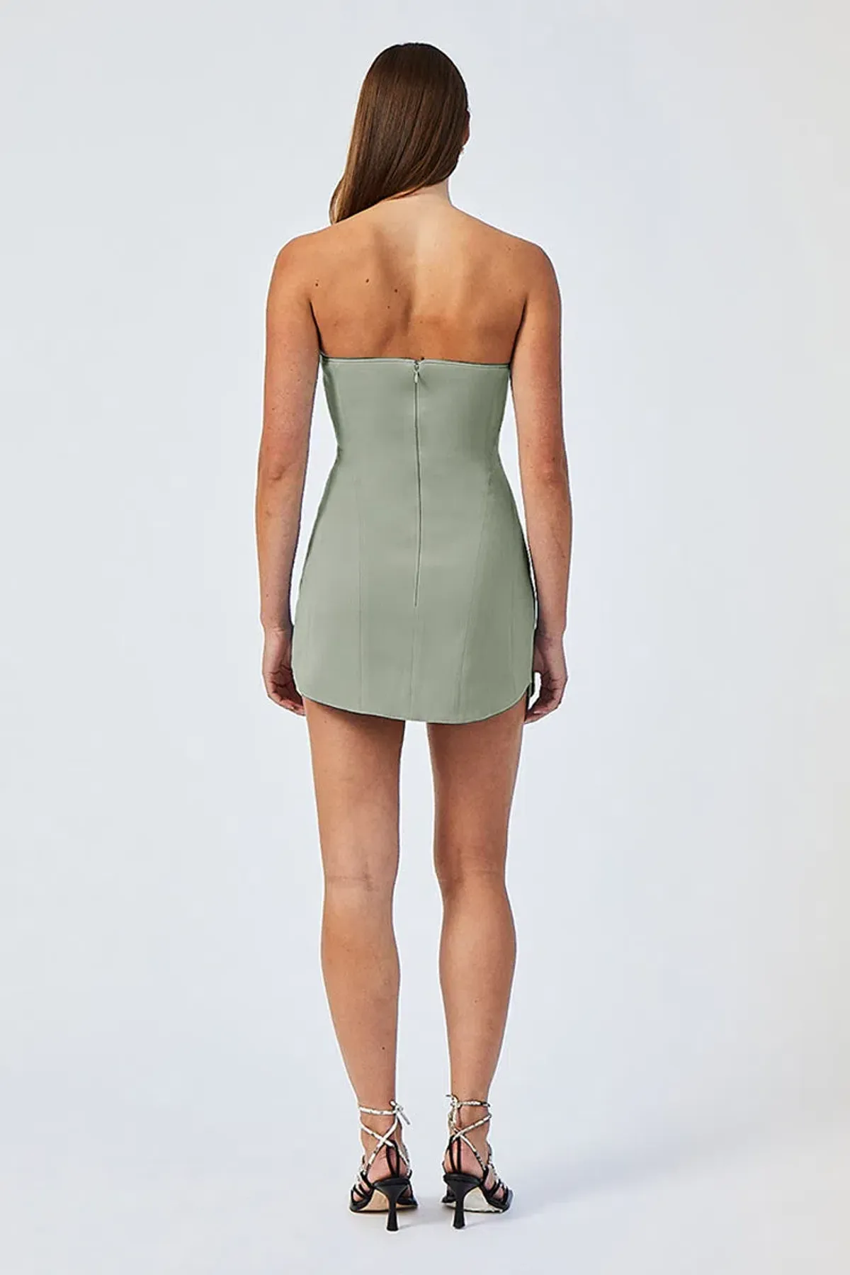 Suboo Remi Corset Mini Dress Sage Size S /Au 8 - Image 2