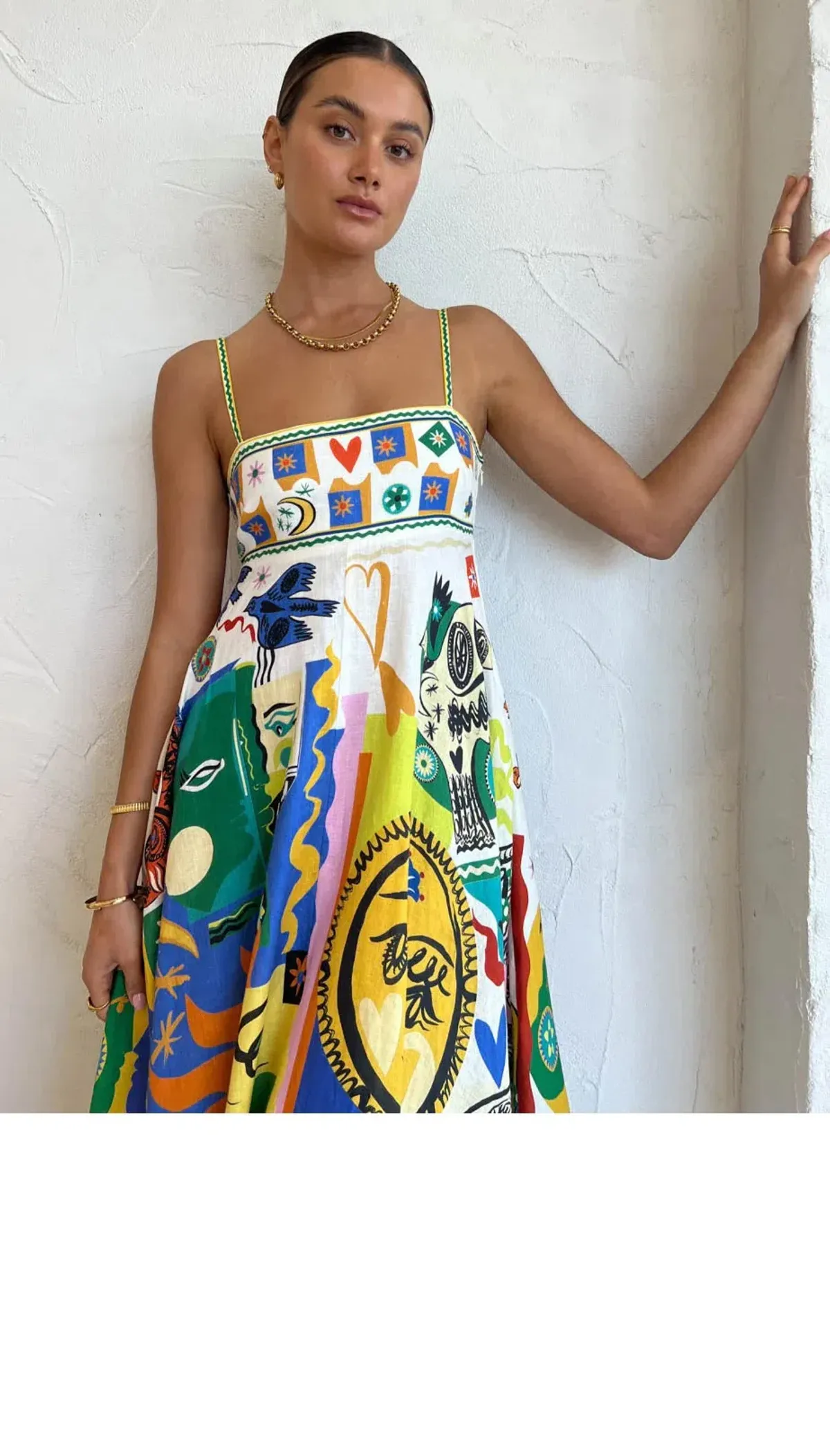 Alemais Soleil Dress Print Size 8 - Image 3