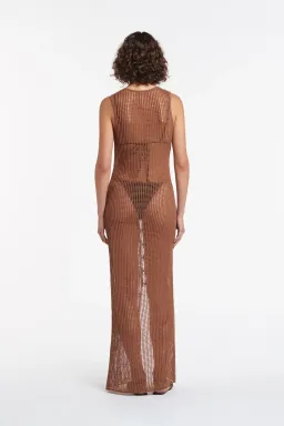 Sir the Label Dulcie Longline Button Up Dress Chocolat Size 1 / AU 8 for rent on The Volte - image 2