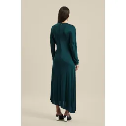 Ginger & Smart Coalesce Twist Front Dress Forest Green Size XS / Au 6 for rent on The Volte - image 3