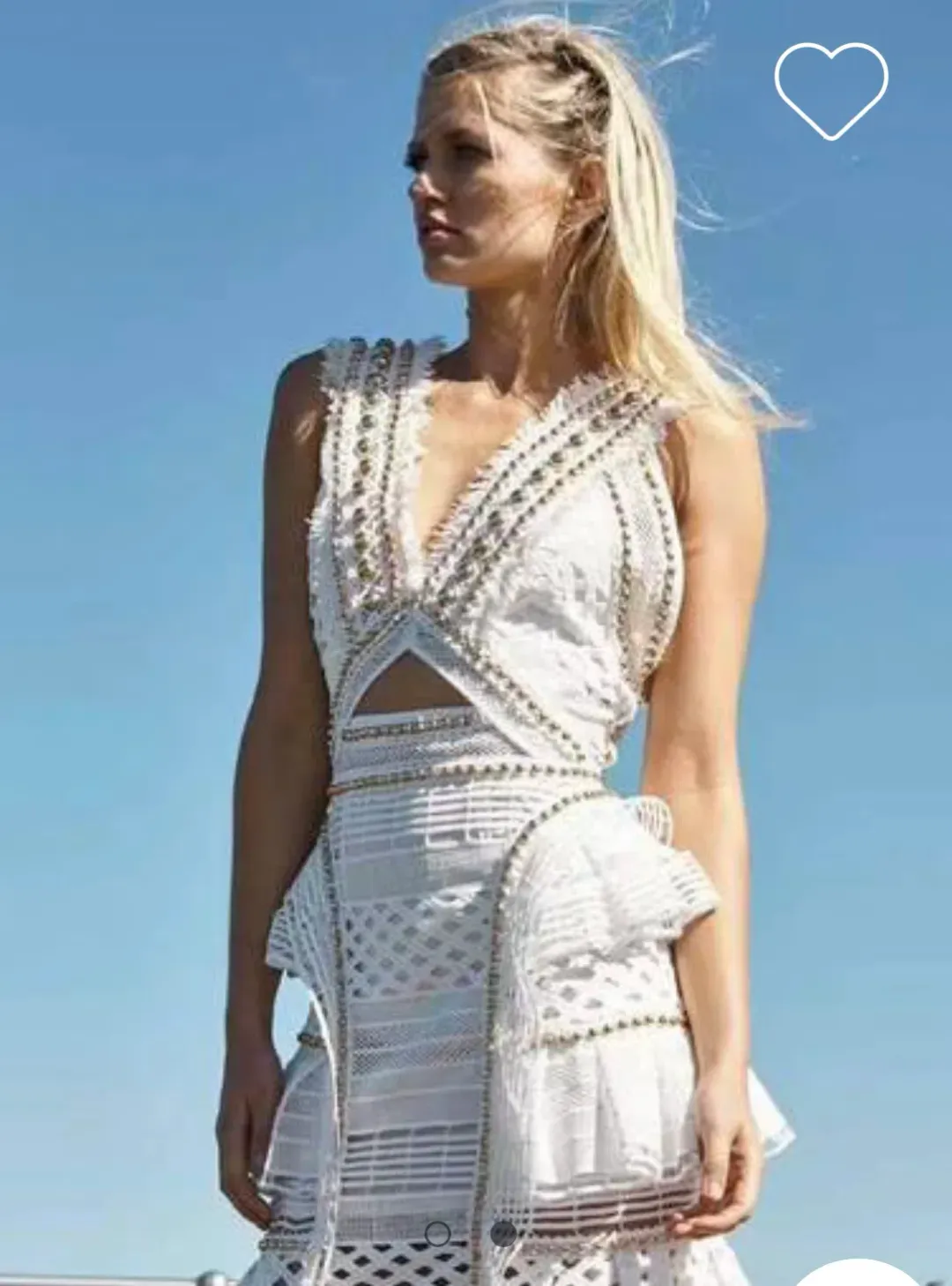 Thurley Titan Dress White Size AU 8 for rent on The Volte - main image