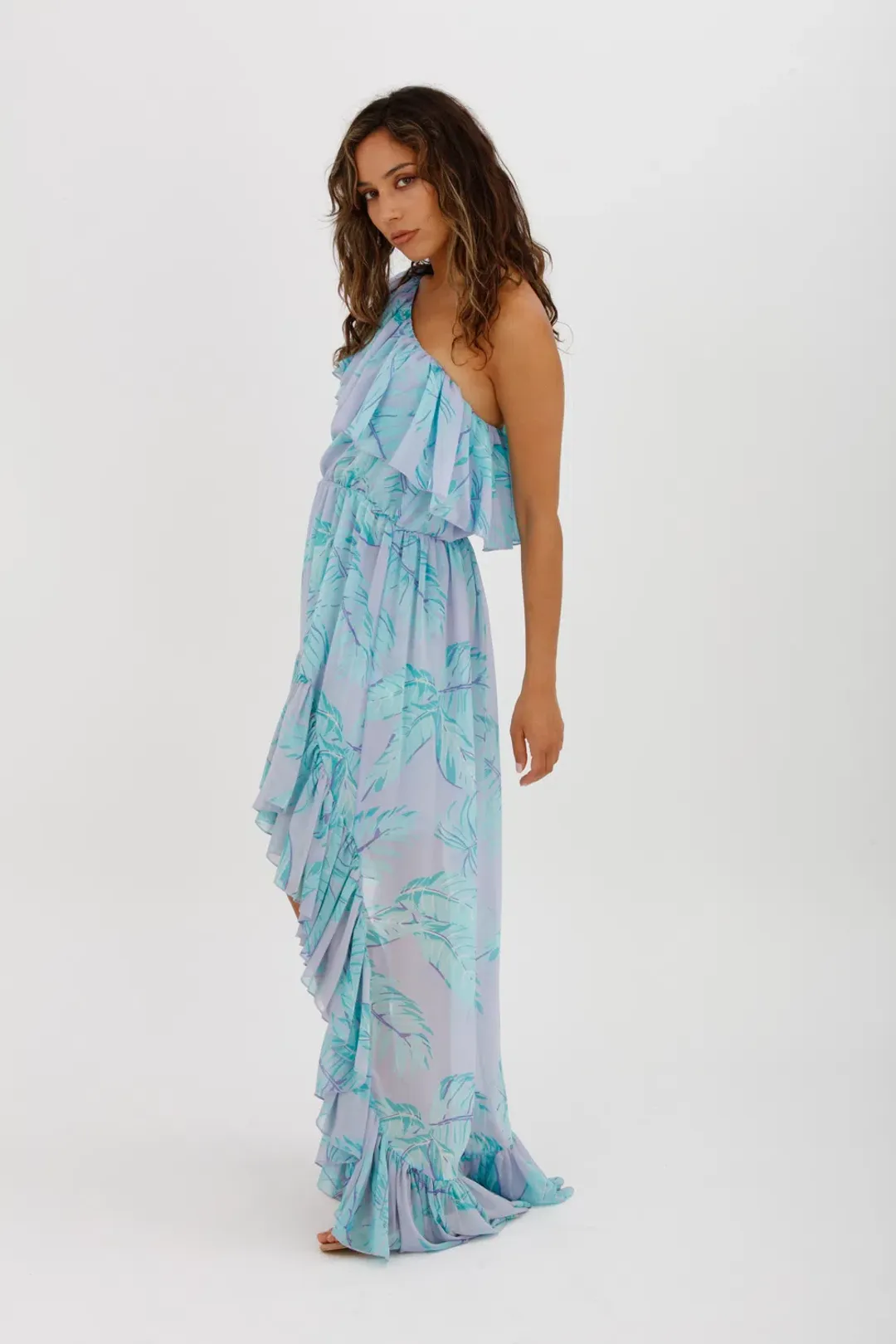 Aggi Antonellina Mistyy Lilac Dress Blue Size M/Au 10 for rent on The Volte - main image
