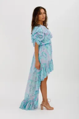 Aggi Antonellina Mistyy Lilac Dress Blue Size M/Au 10 for rent on The Volte - image 5