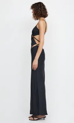 Bec & Bridge Diamond Days Strap Maxi Dress Black Size 8 for rent on The Volte - image 3