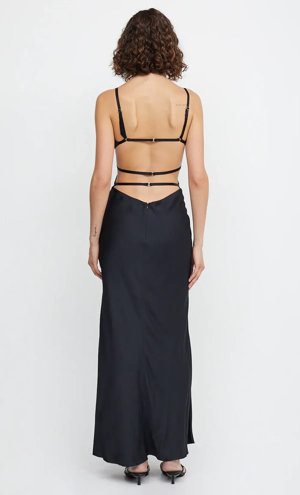 Bec & Bridge Diamond Days Strap Maxi Dress Black Size 8 - Image 4
