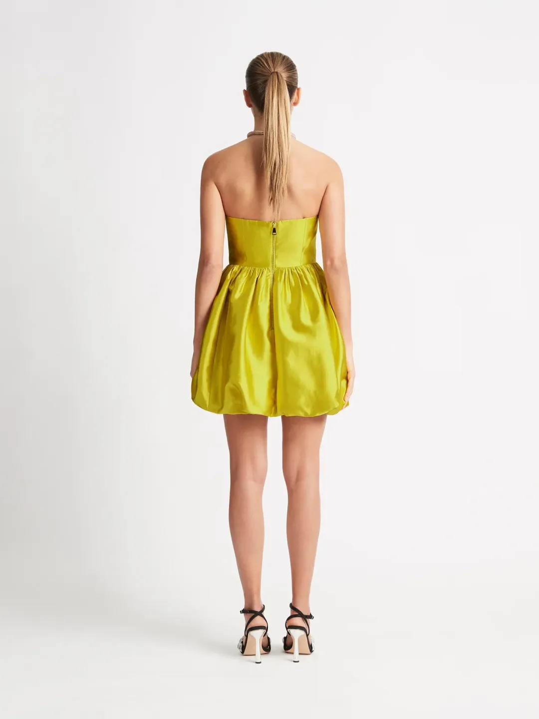 Sheike The insouciant Imperial Mini Dress Gold Size 6 for rent on The Volte - main image