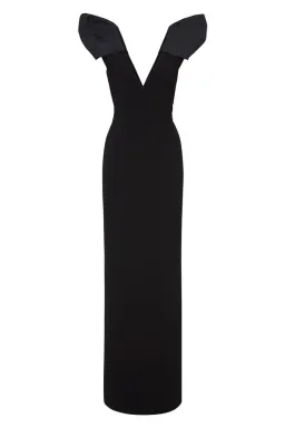 Rebecca Vallance Katie Gown Black Size 10 for rent on The Volte - image 4