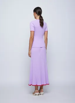 Anna Quan Bebe Top Felicia Skirt Lilac Orchid Set Size AU 8 for rent on The Volte - image 2