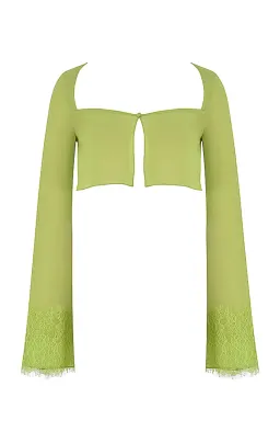 House of CB Tara top and Madeline Skirt Set Green Size S/Au 8 for rent on The Volte - image 4