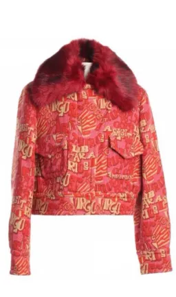 Zimmermann Kaleidoscope Faux Fur Bomber Jacket Size 1 / AU10 for rent on The Volte - image 1