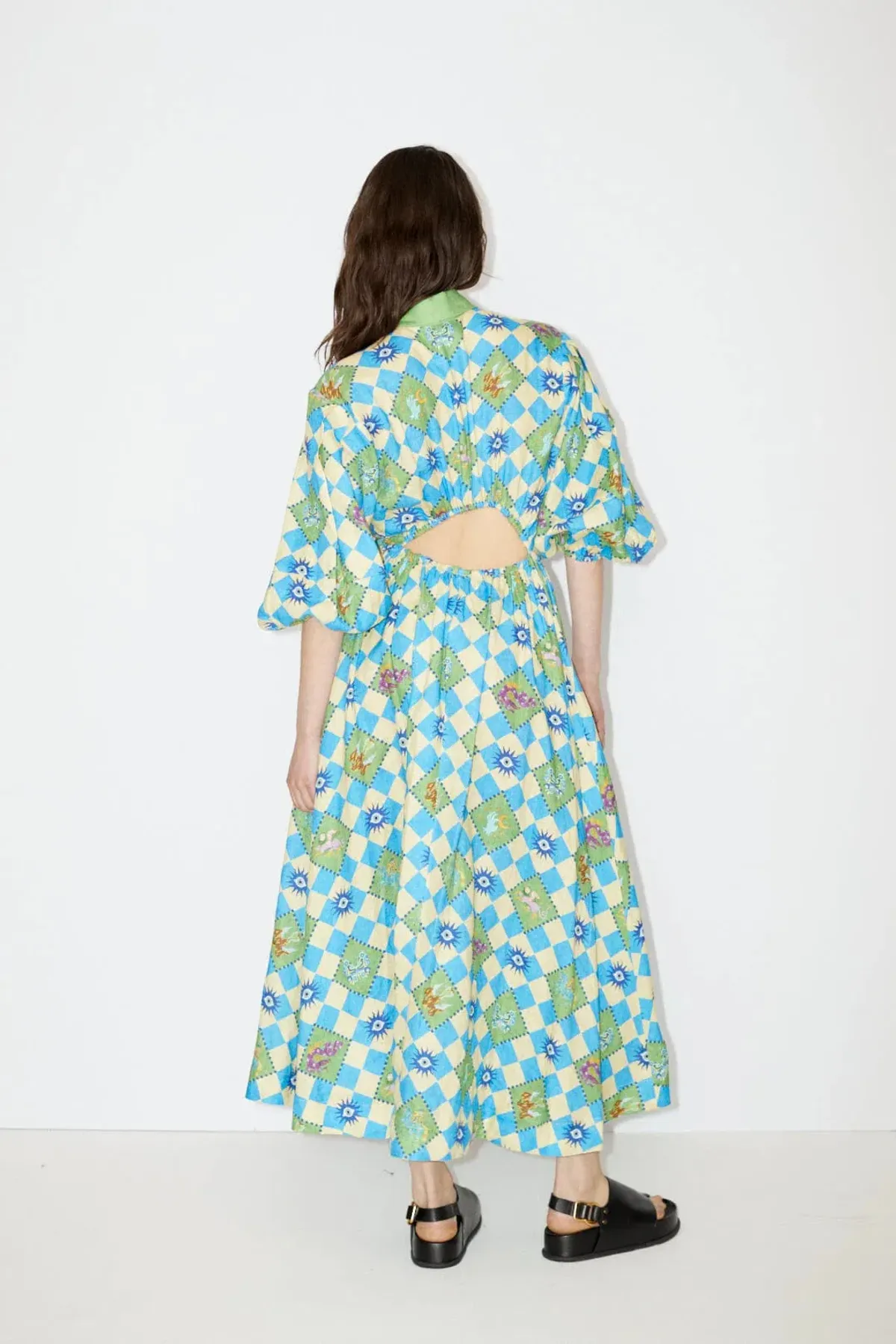 Alemais Lou Twist Front Shirtdress Print - Size 12 - Image 2
