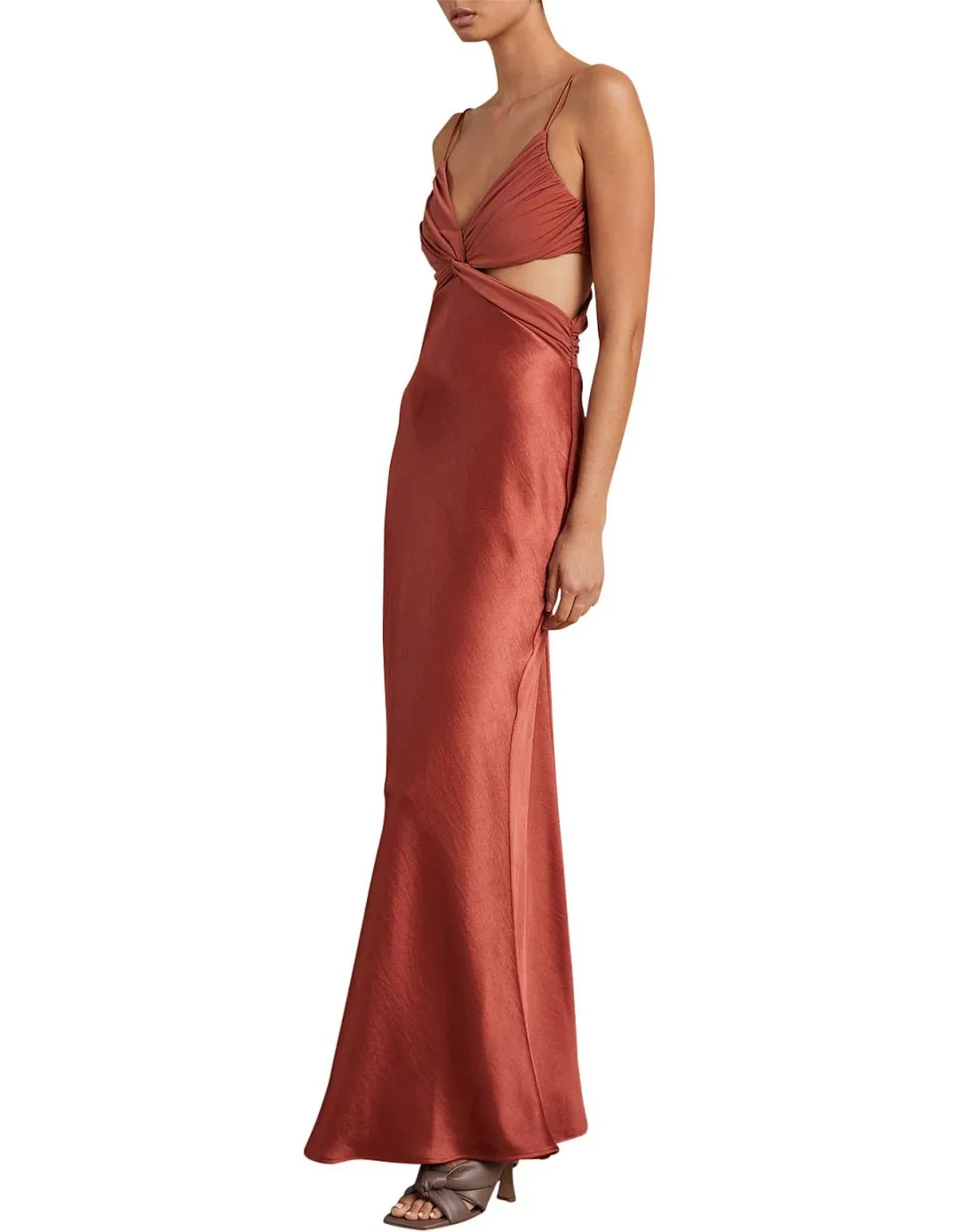 Bec & Bridge Nadia Twist Maxi Dress in Auburn Size XXL/AU 16 - Image 2