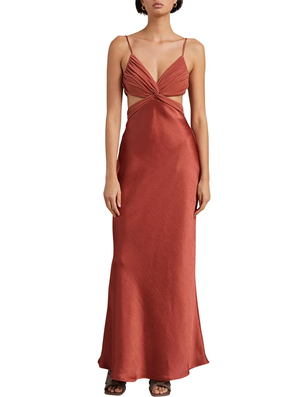 Bec & Bridge Nadia Twist Maxi Dress in Auburn Size XXL/AU 16 - Image 1