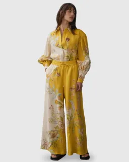 Alemais Ira Shirt and Pants Set Floral Size 10/12 for rent on The Volte - image 1