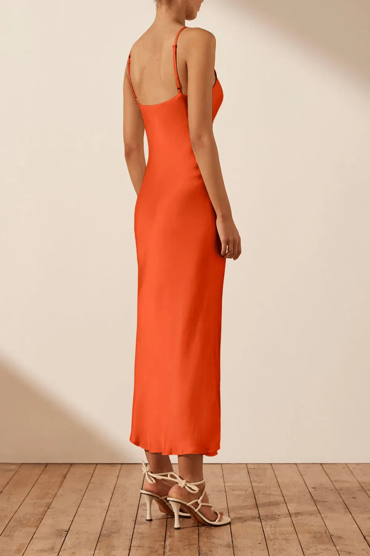 Shona Joy Milo Cut Out Slit Midi Dress Hibiscus Size 4 / XXS - Image 3