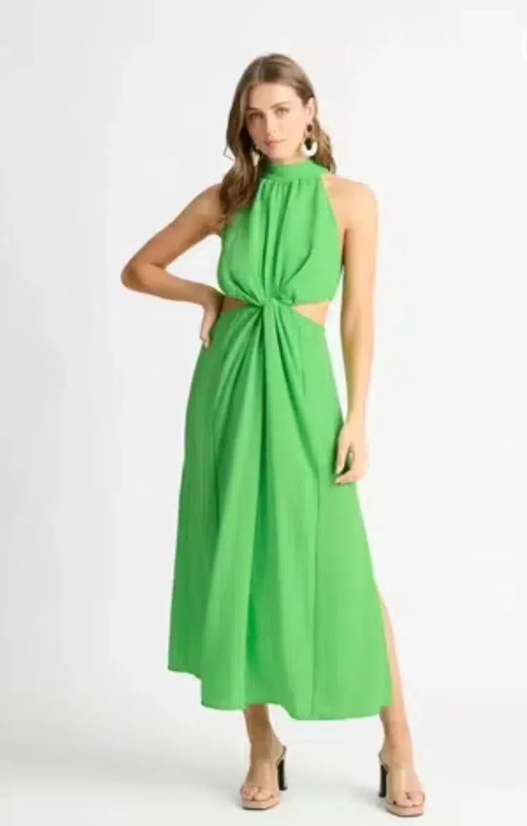 Sheike Elevate Maxi Dress Green Size 10 for rent on The Volte - main image