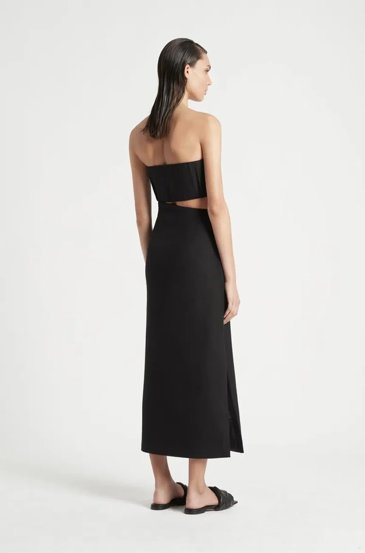Sir the Label Yves Strapless Dress Black Size 2 / Au 10 - Image 2