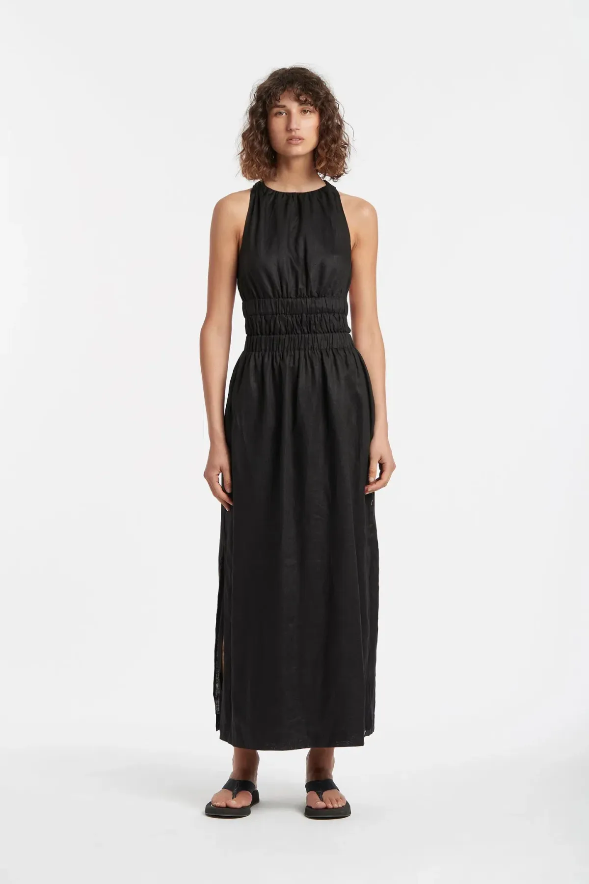 Sir the Label Franc Cross Back Gown Black Size 1 / Au 8 - Image 1