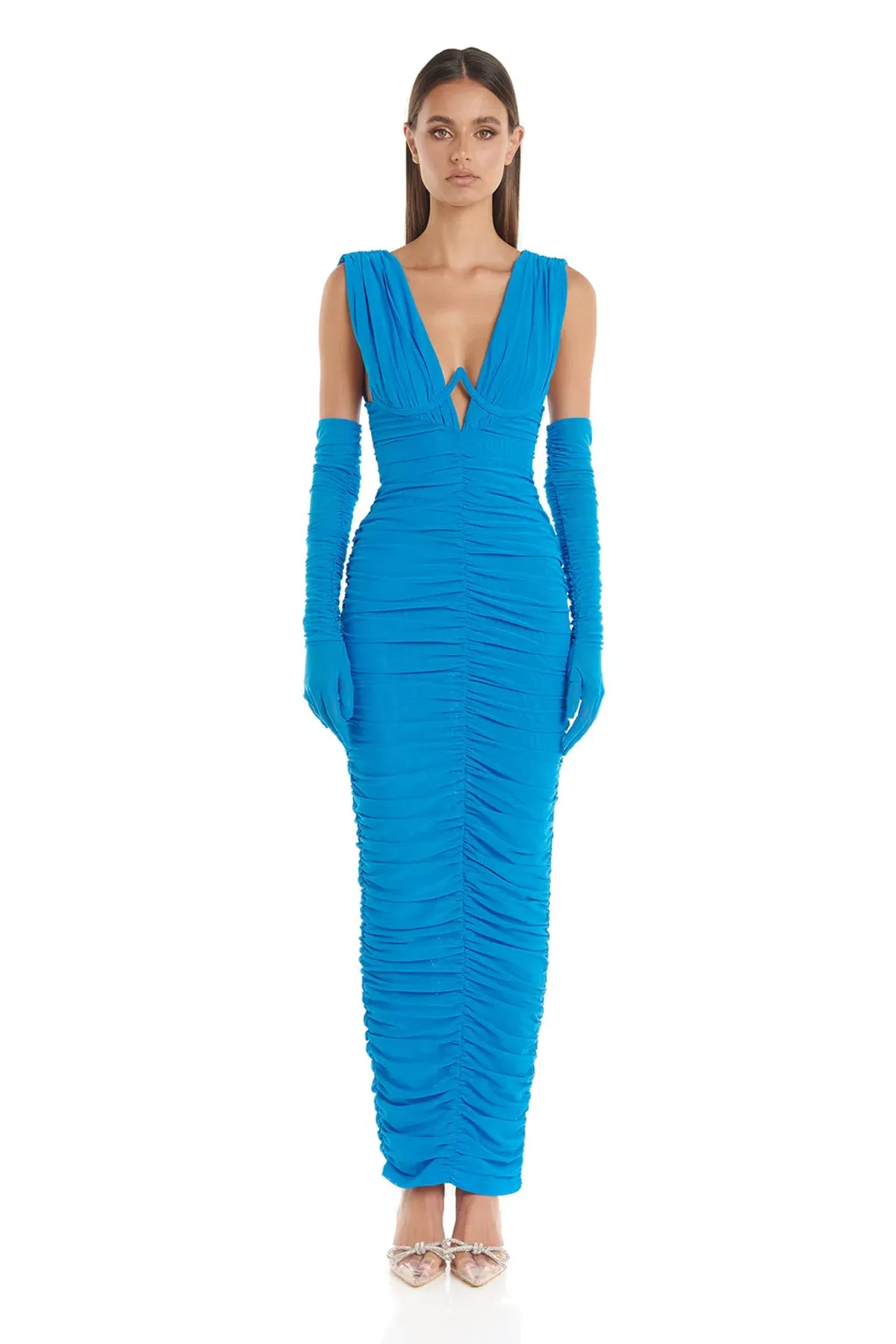 Eliya the Label Anna Dress Blue Size S/AU 8 for rent on The Volte - main image
