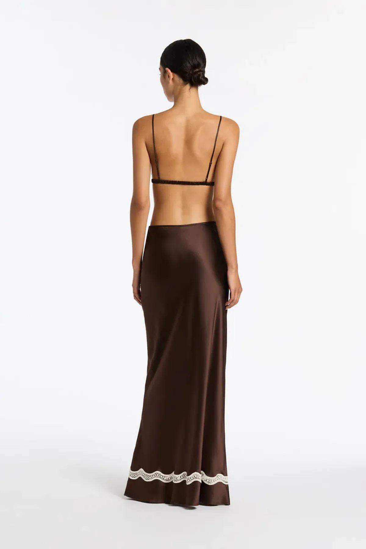 Sir the Label Selita Set Midi Chocolate Size 0-0P/AU 6-4 - Image 4