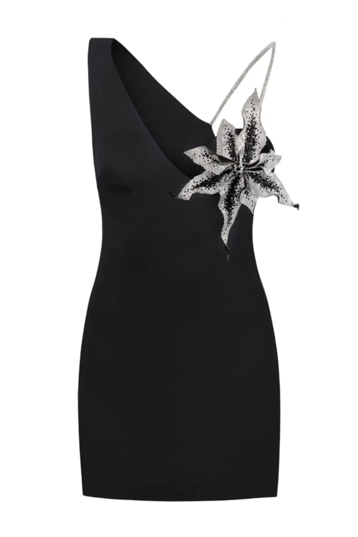 Nue Studio Orchid Mini Dress Black Size 6 - Image 3
