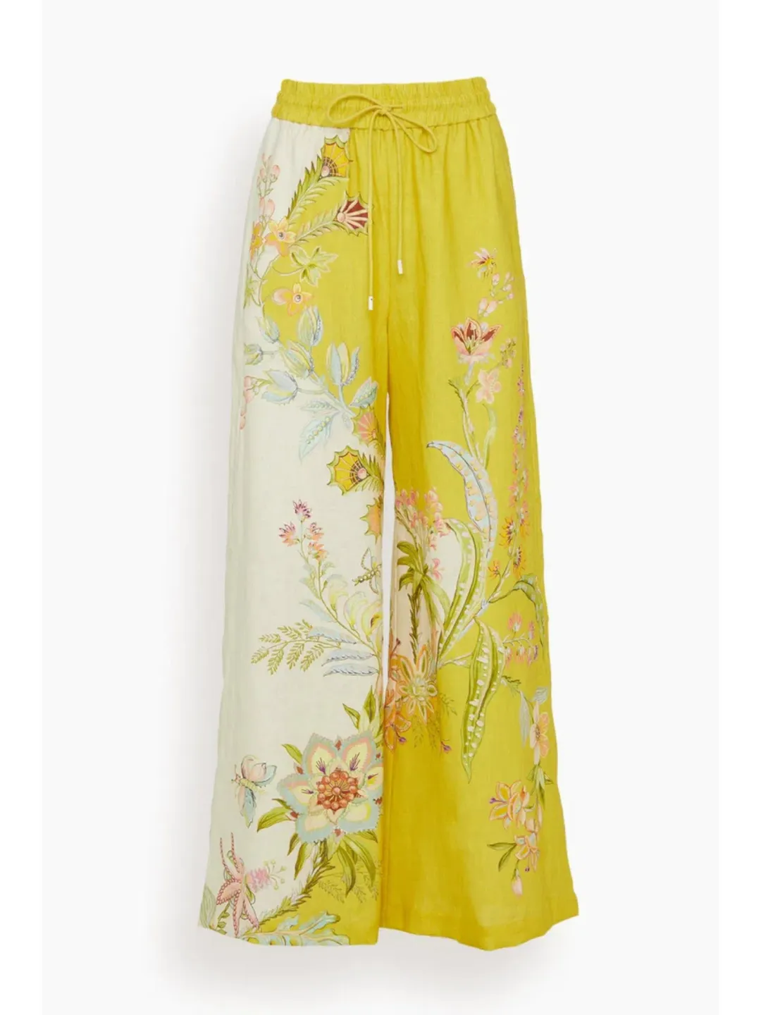 Alemais The Ira Top and Pants in Lemon/Cream Size AU 6 for rent on The Volte - main image