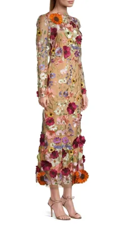 Elliatt Shannon Dress in Floral Lace Size L/AU 12 for rent on The Volte - image 1