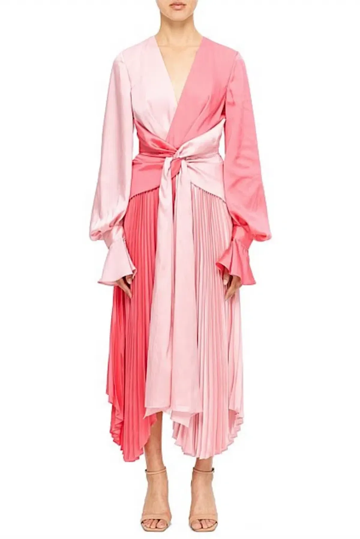 Acler Empire Dress Pink Size 8 for rent on The Volte - main image
