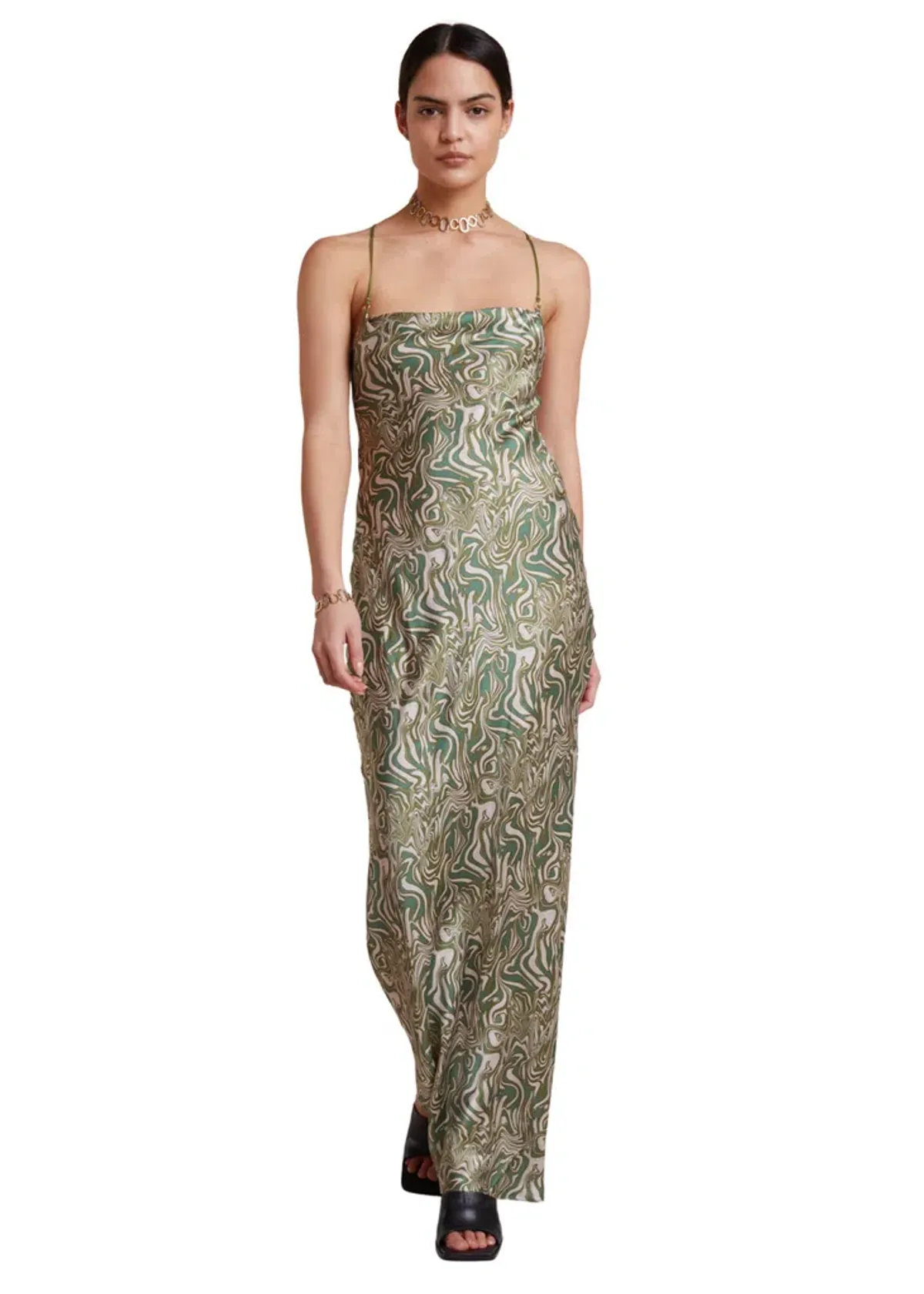 Bec & Bec Alanis Maxi Dress Print Size 6 - Image 1