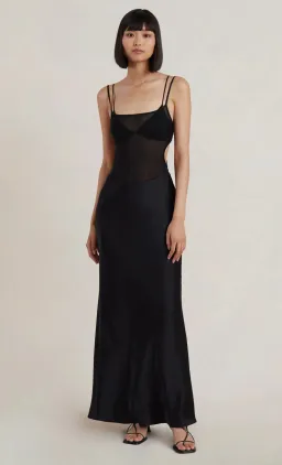 Bec & Bridge Lindsey Cut Out Maxi Dress Black Size M/AU 10 for rent on The Volte - image 1