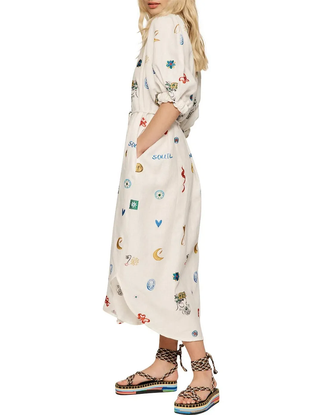 Alemais Soleil Shirtdress Multi Size AU 12 for rent on The Volte - main image