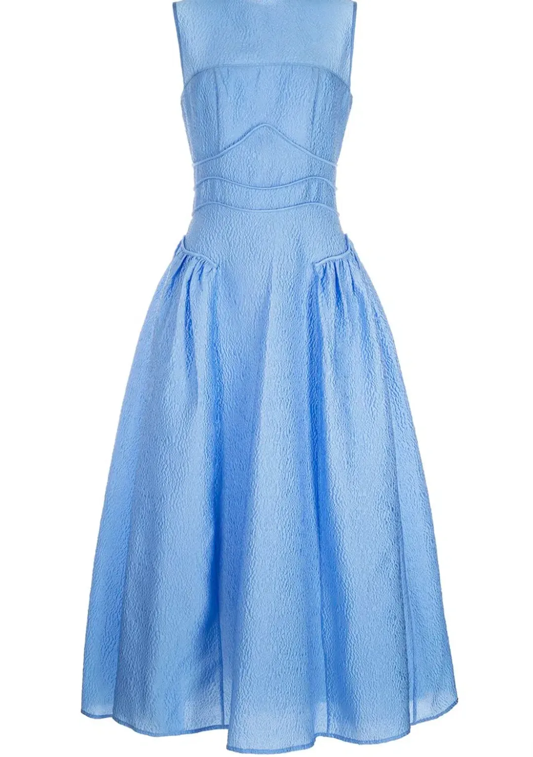 Rachel Gilbert Sophia Midi Dress in Blue Size 3 / AU 12 for rent on The Volte - main image