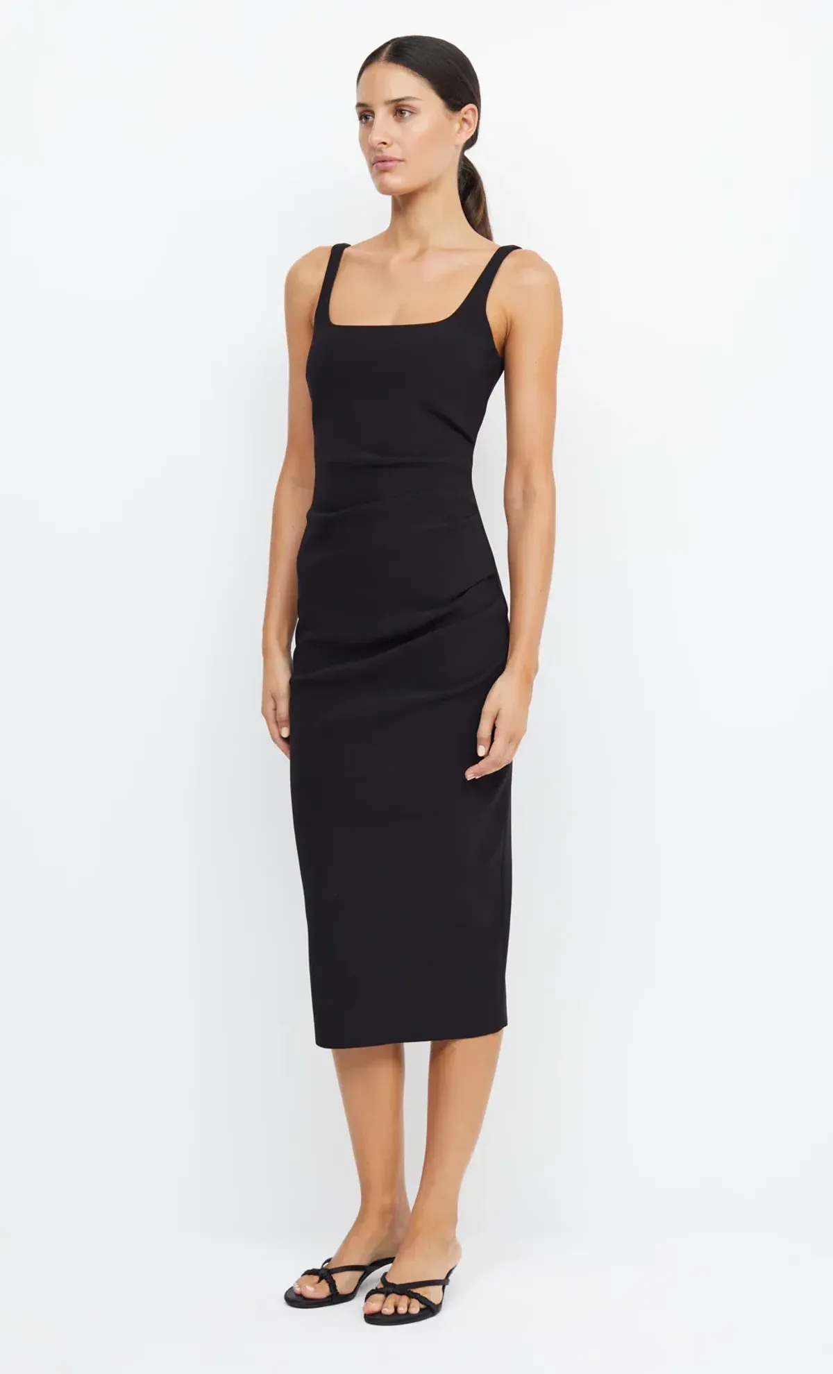 Bec & Bridge Be Mine Square Neck Dress Black Size AU 10 - Image 2