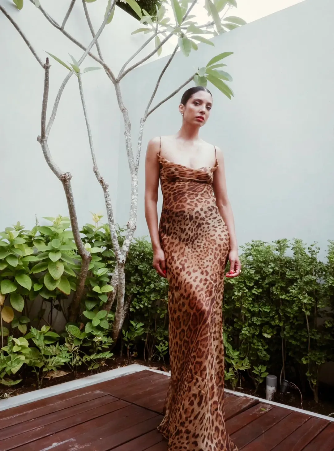 Rat & Boa Valentina Maxi Dress Brown Size AU 6 for rent on The Volte - main image