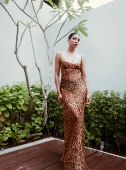 Rat & Boa Valentina Maxi Dress Brown Size AU 6 for rent on The Volte - image 5