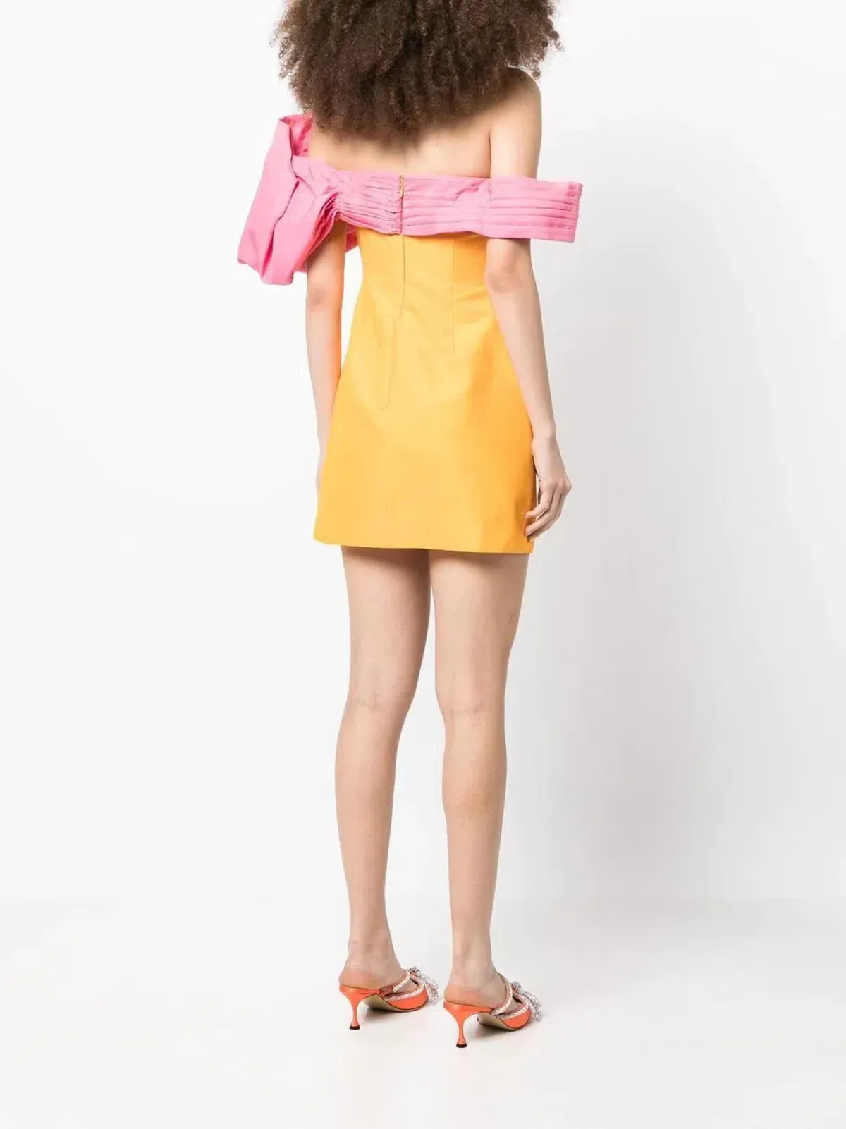 Rachel Gilbert Manuela Mini Dress Orange Size 2 / AU 10 - Image 2