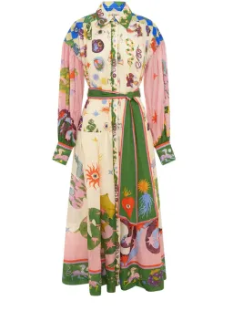 Alemais Seeker Shirtdress Multi Size 12 / L for rent on The Volte - image 4