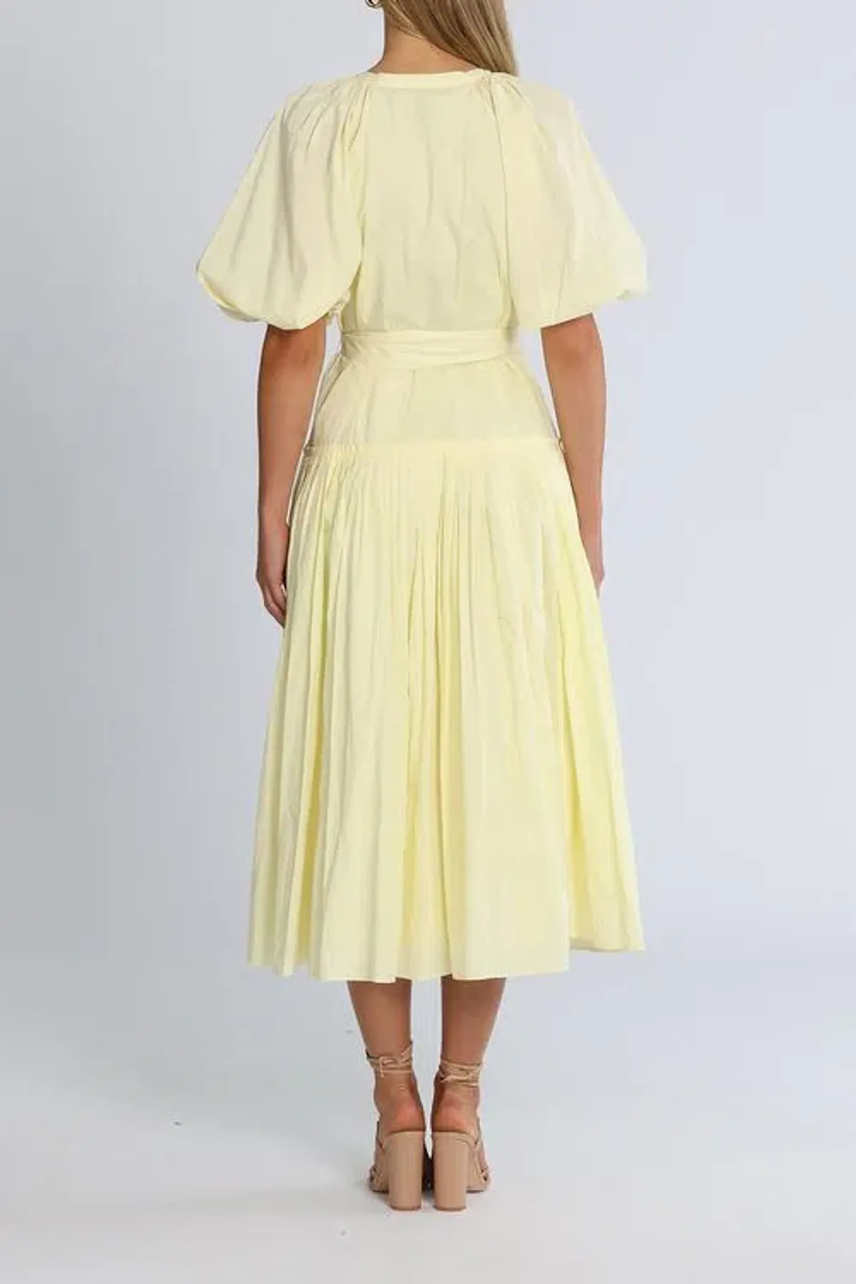 Steele Selma Dress Citron Size M /Au 10 - Image 2