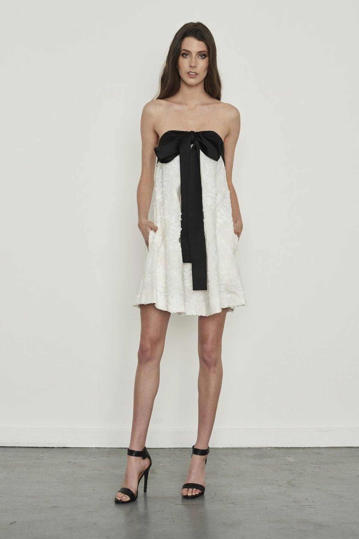 Zimmermann Winsome Suspend Bow Mini Dress Pearl Size 0 / AU 8 - Image 4