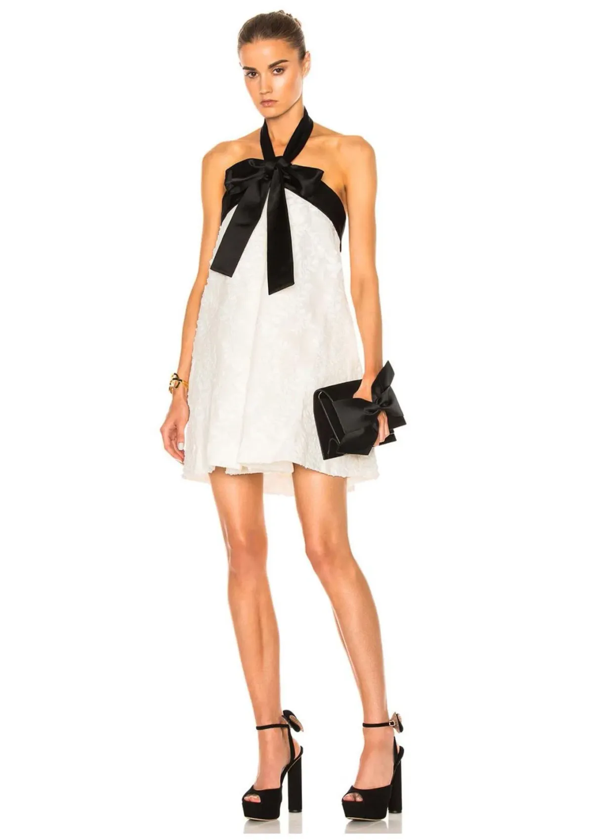 Zimmermann Winsome Suspend Bow Mini Dress Pearl Size 0 / AU 8 - Image 1