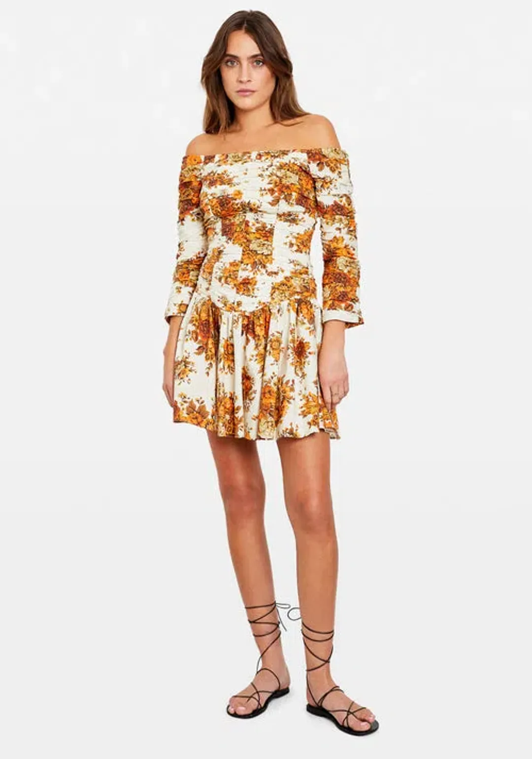Alemais Derby Mini Dress Multi Size AU 6 for rent on The Volte - main image