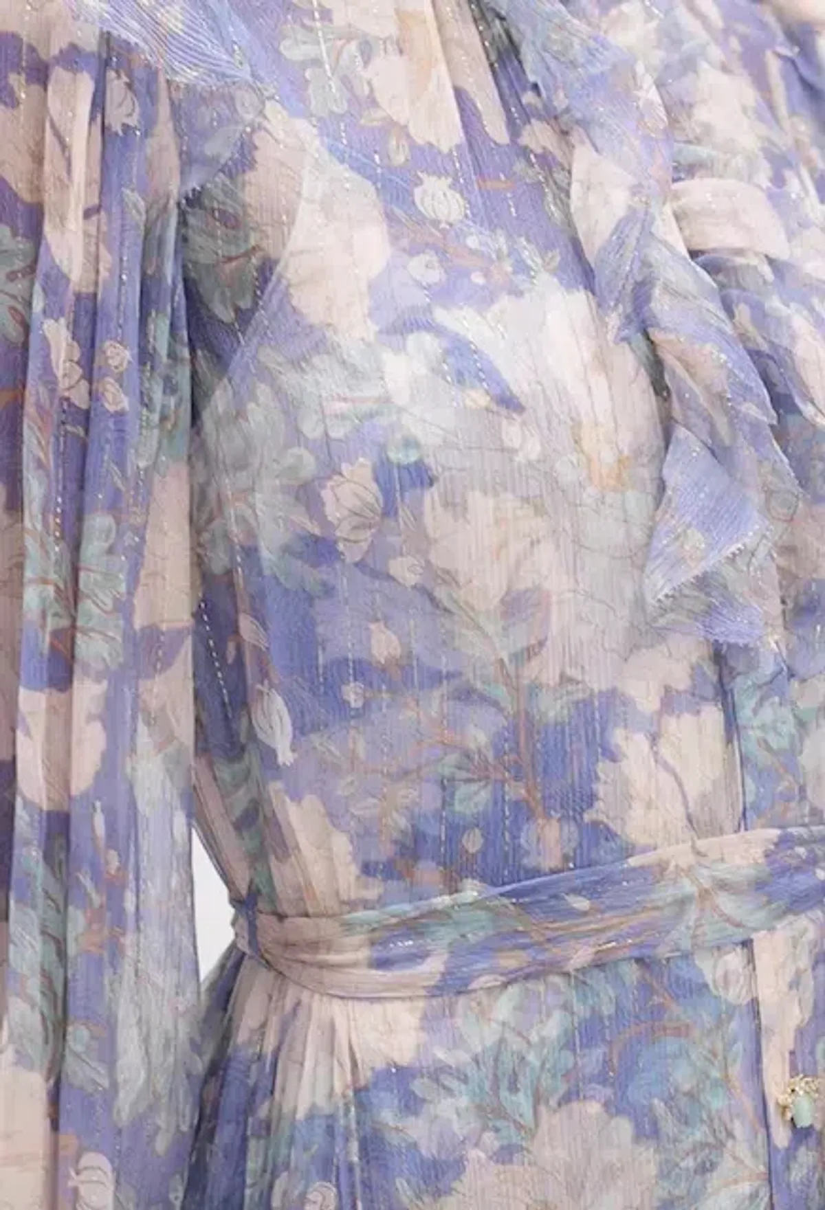 Zimmermann Scallop Cosmic Midi Blue Size 3 / AU 14 - Image 3