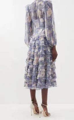 Zimmermann Scallop Cosmic Midi Blue Size 3 / AU 14 for rent on The Volte - image 2