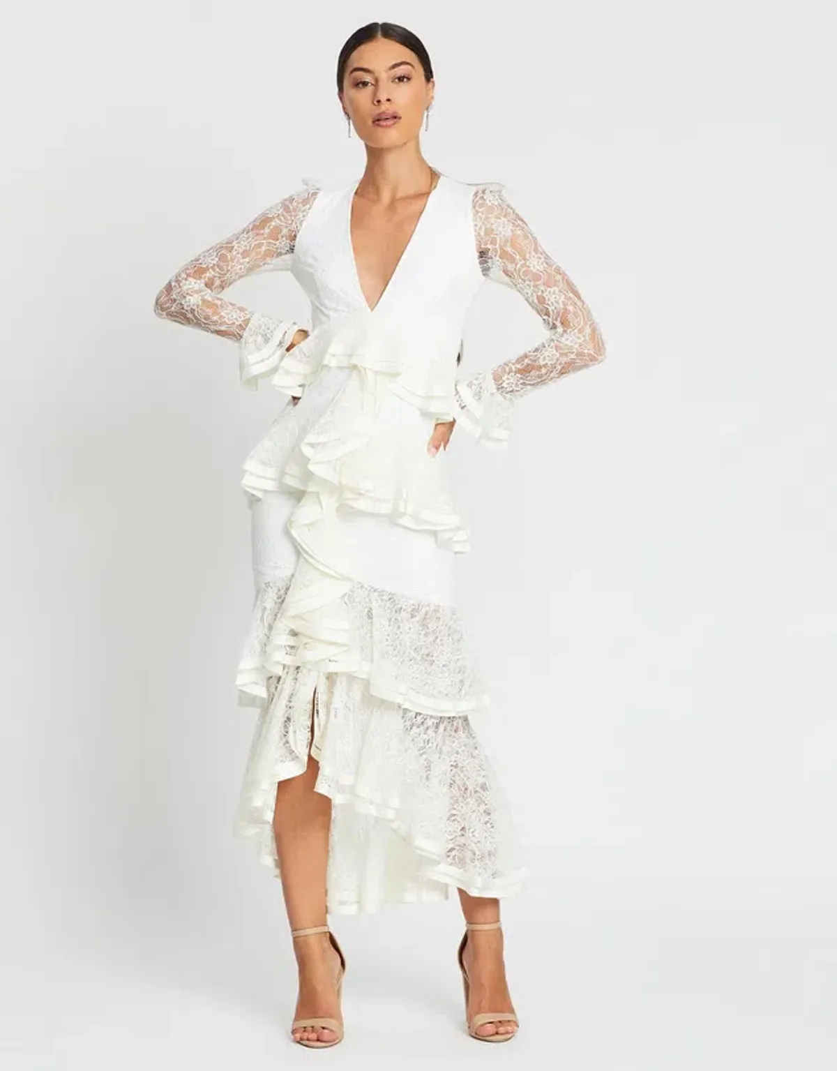 Nicola Finetti Maia Dress White Size 6 - Image 1