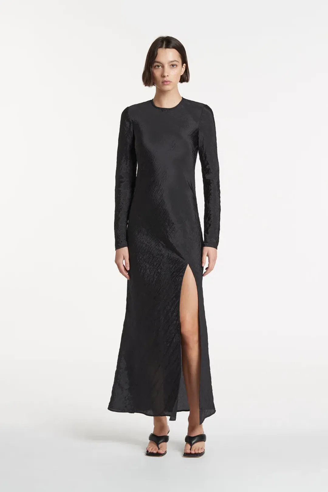 Sir The Label Suri Long Sleeve Dress Black Size 10 for rent on The Volte - main image